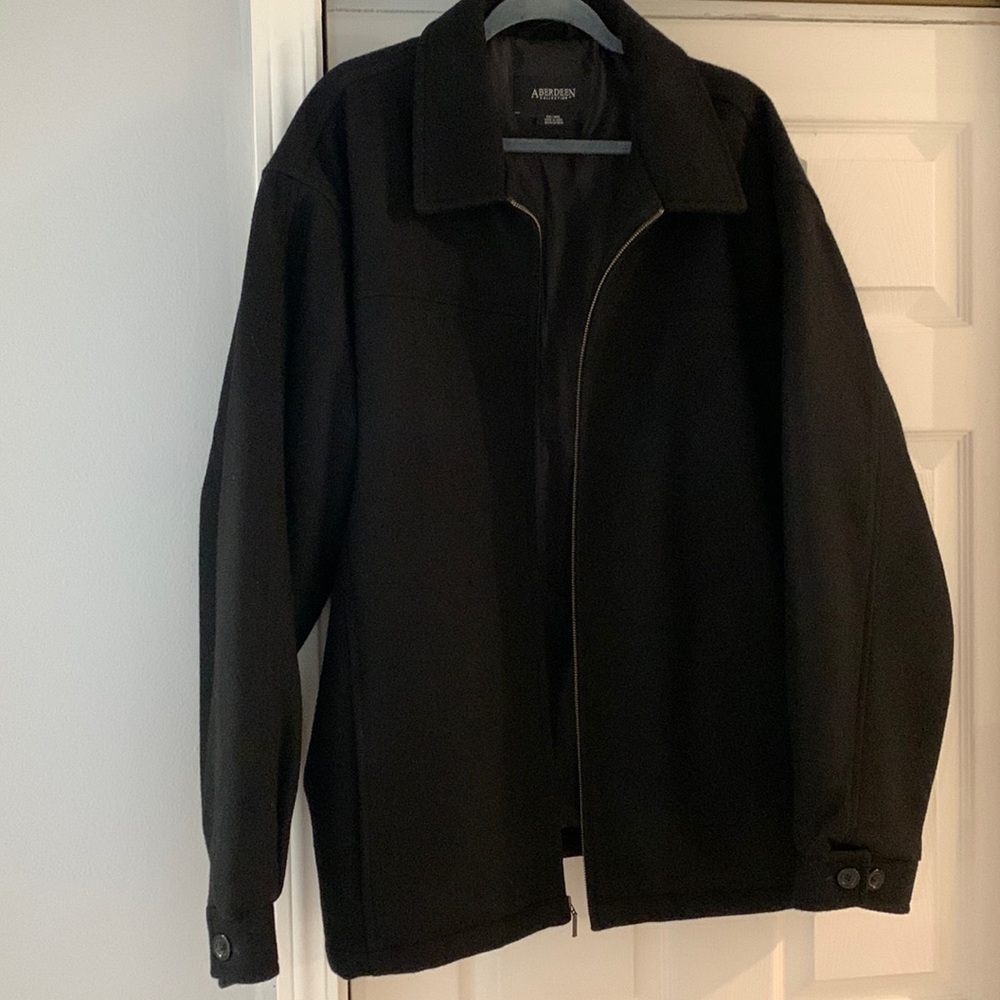 Aberdeen Collection Black Wool Blend Jacket